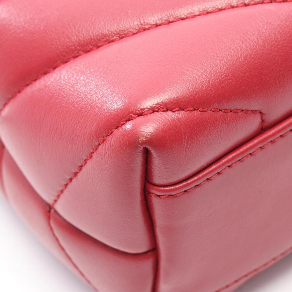 Saint Laurent Paris LOULOU TOY Shoulder Bag Leather Red - Picture 5 of 8